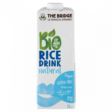 THE BRIDGE BIO , vegán, gluténmentes rizsital 1 liter reform élelmiszer