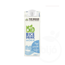 THE BRIDGE BIO , vegán, gluténmentes rizsital 250 ml reform élelmiszer
