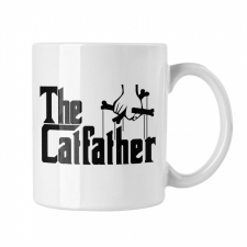  The catfather - Fehér Bögre bögrék, csészék