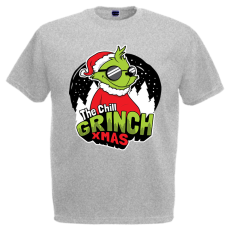  The chill grinch xmas - Karácsonyi Férfi Póló