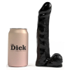 The Dick Rocky – stílusos fekete dildó, 19 cm long