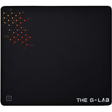 The G-Lab egérpad - pad ceasium (450x400x3mm, vízálló, fekete,) pad-ceasium asztali számítógép kellék