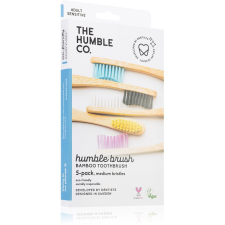 The Humble Co. Brush Adult bambuszos fogkefe közepes I. 5 db fogkefe