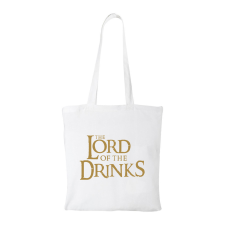 The Lord of the Drinks - Bevásárló táska Fehér egyedi ajándék