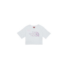 The North Face Rövid ujjú pólók Girls S/S Crop Easy Tee Fehér 8 Jahre