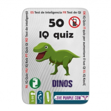 The Purple Cow PC 50 IQ kvíz: dinoszauruszok - foglalkoztató kártyák társasjáték