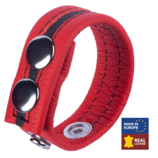 the red Bőr péniszgyűrű Tippy piros péniszgyűrű