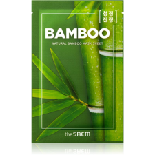 The Saem Natural Mask Sheet Bamboo feszesítő arcmaszk 21 ml arcpakolás, arcmaszk