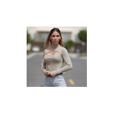 THEAD. Blúzok JENNA SWEATER Bézs EU XL blúz
