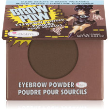 TheBalm Browpow® Szemöldökpúder praktikus mágneses tokban árnyalat Dark Brown 1,2 g szemceruza