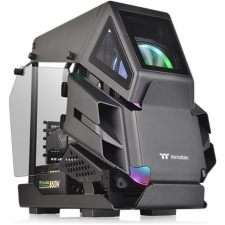 Thermaltake AH T200 táp nélküli ablakos MT Mini Tower számítógépház fekete számítógép ház