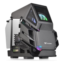 Thermaltake AH T200 Tempered Glass Black számítógép ház