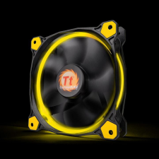 Thermaltake CL-F038-PL12YL-A Riing 12cm Cooler Black/Yellow LED hűtés