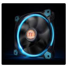 Thermaltake CL-F039-PL14BU-A Riing 14cm Cooler Black/Blue LED hűtés