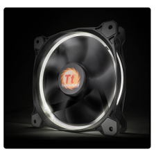 Thermaltake CL-F039-PL14WT-A Riing 14cm Cooler Black/White LED hűtés
