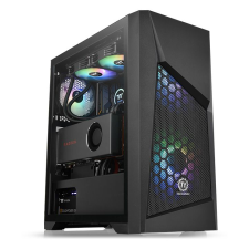 Thermaltake Commander G32 TG ARGB Számítógépház - Fekete számítógép ház