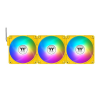 Thermaltake CT120 EX Reverse ARGB Sync PC Cooling Fan Bumblebee (3-Fan Pack) CL-F223-PL12BB-A