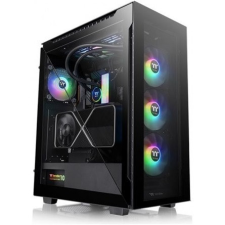 Thermaltake Divider 500 TG ARGB táp nélküli ablakos MT Mini Tower számítógépház fekete számítógép ház