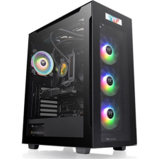  Thermaltake Divider 550 TG Ultra táp nélküli ablakos Mid Tower számítógépház fekete számítógép ház