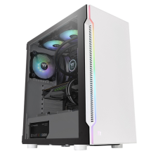 Thermaltake H200 TG Snow RGB ATX fehér gamer számítógép ház számítógép ház
