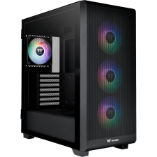 Thermaltake S250 ARGB Számítógépház - Fekete számítógép ház