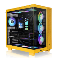 Thermaltake View 380 XL TG ARGB Midi Tower Sárga számítógép ház