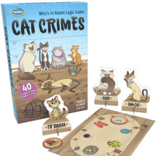 ThinkFun Cat Crimes - Zsivány cicák logikai játék (61303) (61303) kreatív és készségfejlesztő