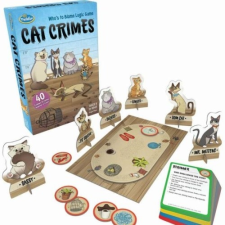 ThinkFun Cat Crimes - Zsivány cicák társasjáték 8 éves kortól 61303 társasjáték