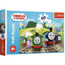 Thomas a gőzmozdony Trefl: Thomas és barátai - Vonatok XXL puzzle - 60 darabos puzzle, kirakós