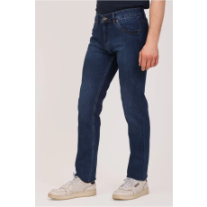  Thomas Jeans bőr betétes középkék férfi farmer nadrág