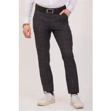  Thomas Jeans férfi kockás vászon nadrág