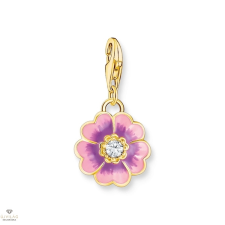 Thomas Sabo Charm Club aranyozott rózsaszín virág charm - 2208-565-7 medál