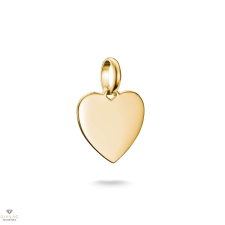 Thomas Sabo Charm Club Connect aranyozott gravírozható szív charm medál - CC1272-413-39 medál