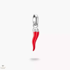 Thomas Sabo Charm Club Connect piros kis szarv charm medál - CC1328-007-10