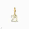 Thomas Sabo Charm Club "21" szám charm - 2140-414-39