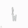 Thomas Sabo Charm Club "W" charm - 1960-051-14