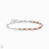 Thomas Sabo Charming Collection színes gyöngyökkel karkötő 19 cm - A2099-350-7-L19