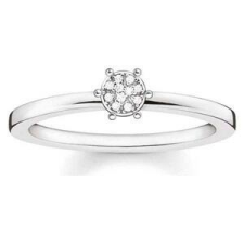 Thomas Sabo női gyűrű ezüst gyémánttal méret 54 gyűrű