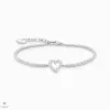 Thomas Sabo Sterling Silver Thomas Sabo Szív karkötő 19 cm - A2177-051-14-L19