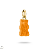THOMAS SABO x HARIBO Charm Club Connect aranyozott narancssárga gumimaci kristályüveg charm medál - CC1275-413-8