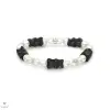 THOMAS SABO x HARIBO fekete gumimaci gyöngy karkötő 19 cm - A2170-052-11-L19