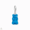 THOMAS SABO x HARIBO kék gumimaci kristályüveg charm - 2181-017-1