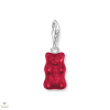 THOMAS SABO x HARIBO piros gumimaci kristályüveg charm medál - 2189-017-10