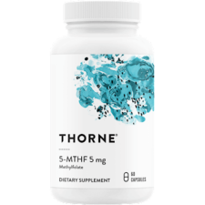 Thorne 5-MTHF, folát, 5 mg, 60 db, Thorne vitamin és táplálékkiegészítő
