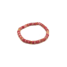 Thulit korong karkötő köztessel 6x2mm karkötő