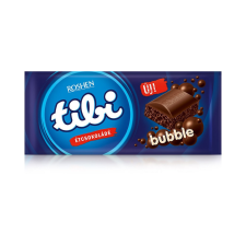 Tibi táblás bubble étcsokoládé - 80g csokoládé és édesség