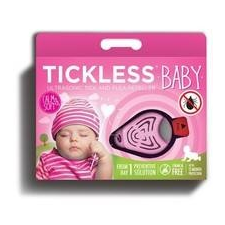 TickLess Baby - ultrahangos kullancs- és bolhariasztó babáknak rózsaszín élősködő elleni készítmény kutyáknak