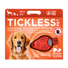 TickLess Pet ultrahangos kullancs- és bolhariasztó kutyáknak, narancssárga (Pro10-101Or) élősködő elleni készítmény kutyáknak