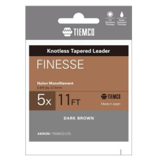  Tiemco Finesse Tapered Leader 11ft 3X vékonyodó legyező előkezsinór horgászzsinór