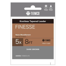  Tiemco Finesse Tapered Leader 8ft 6X vékonyodó legyező előkezsinór horgászzsinór